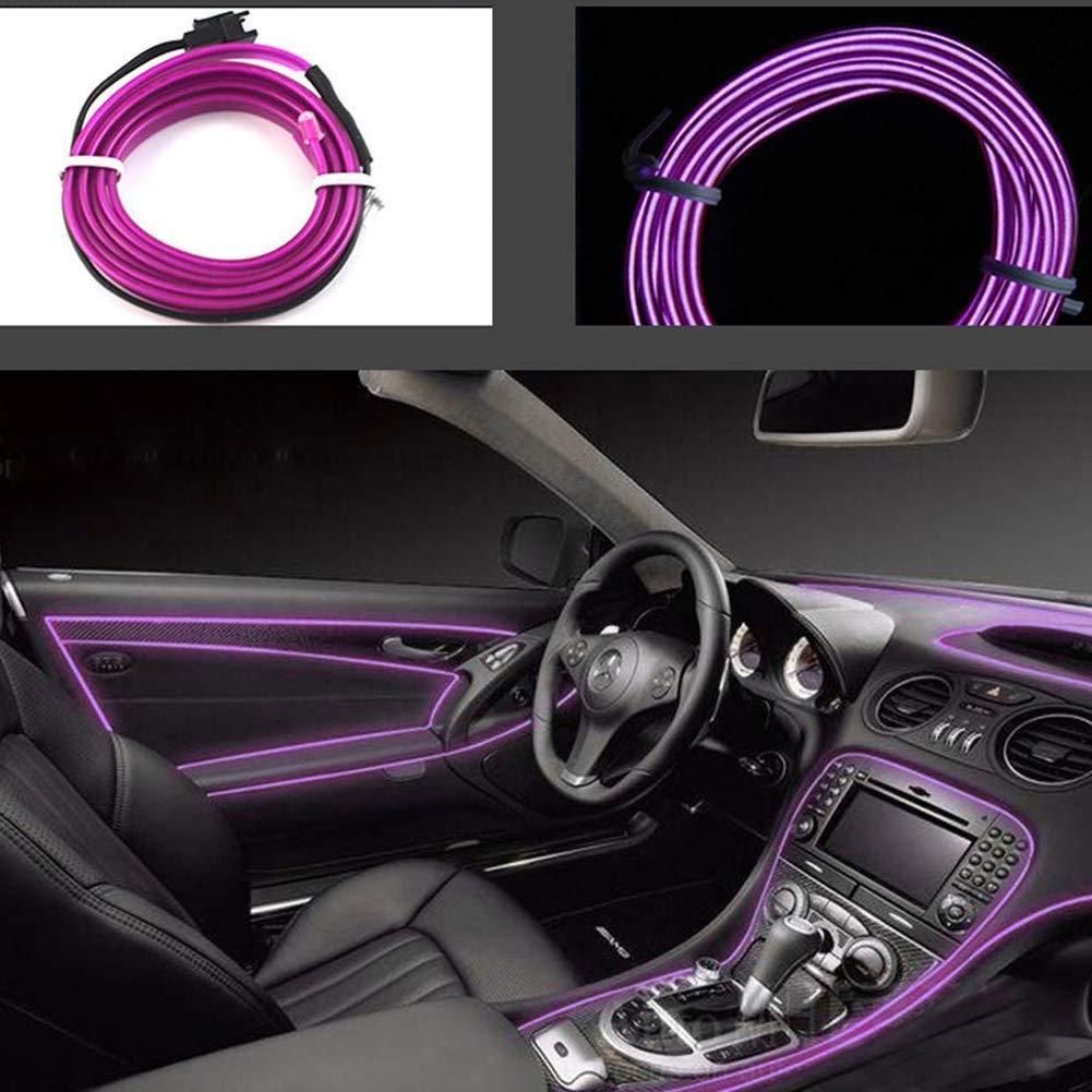 5M Neon Lights 5V with Fuse Protection for Car Interior Decoration