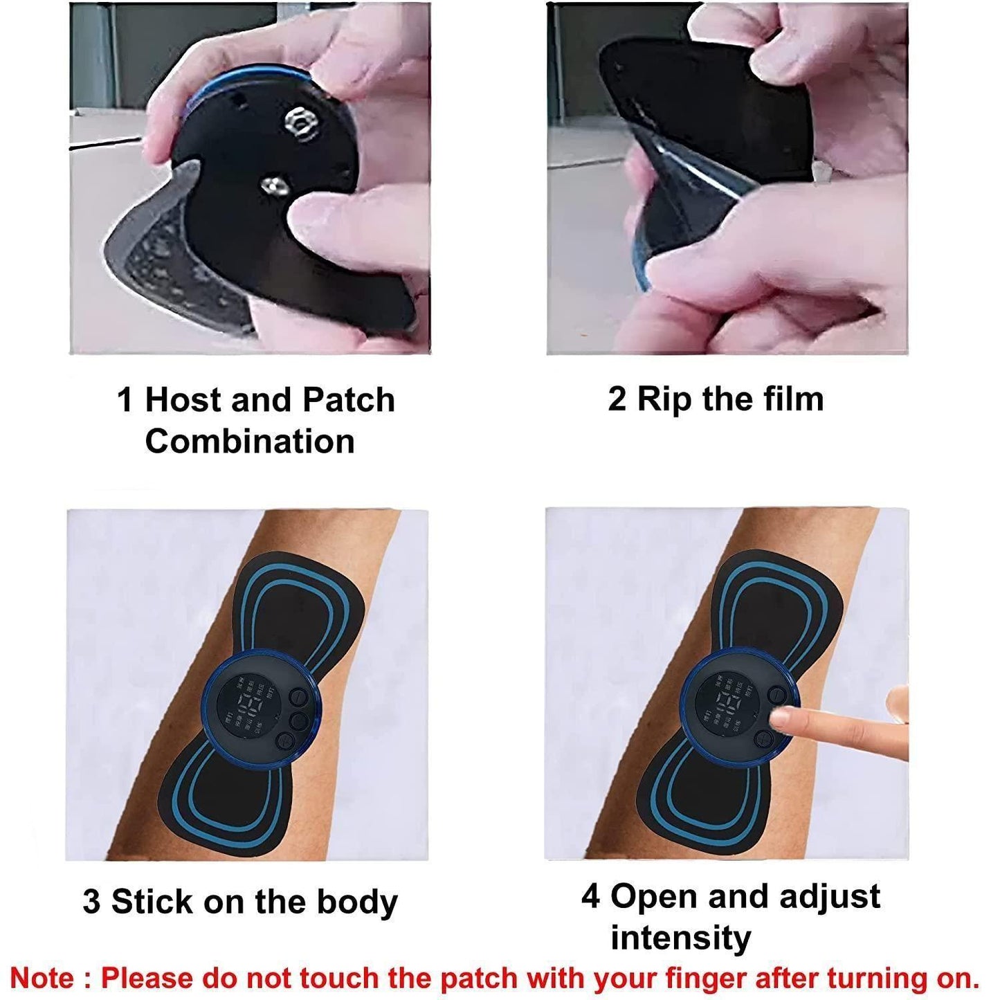 Mini Electric Massager Men and Women(Arms, Shoulder, Legs, Knee etc)