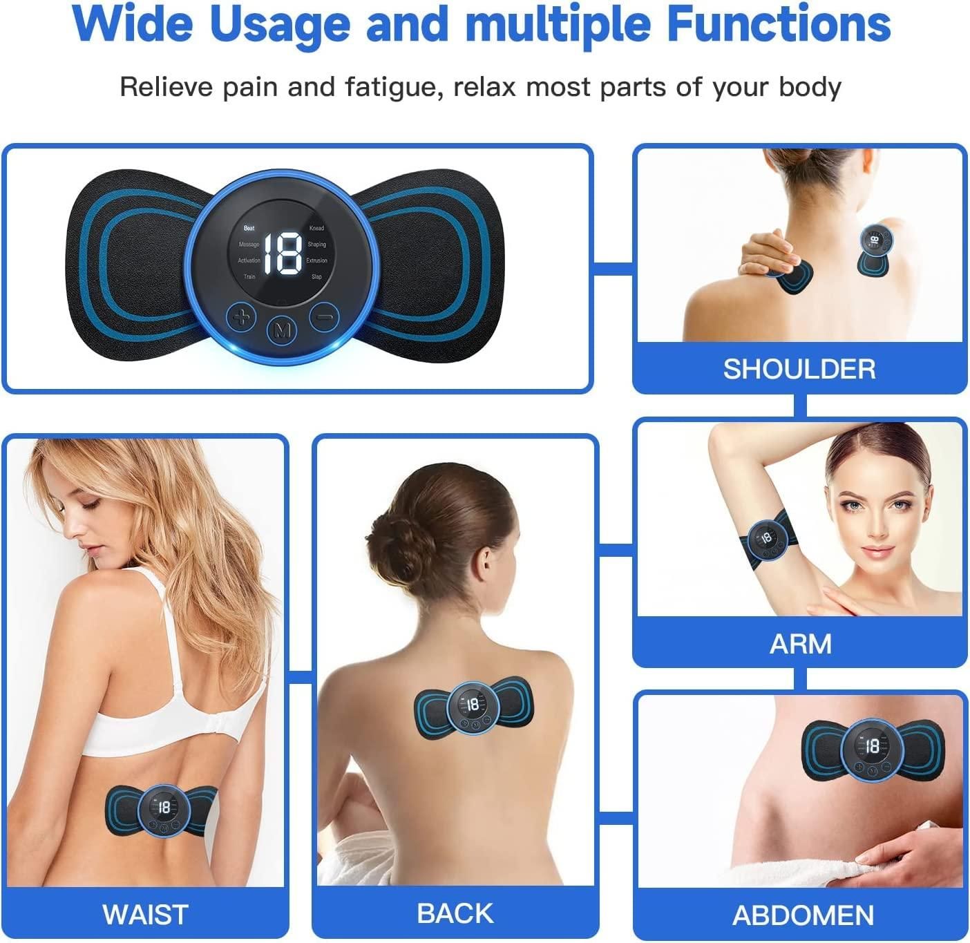 Mini Electric Massager Men and Women(Arms, Shoulder, Legs, Knee etc)